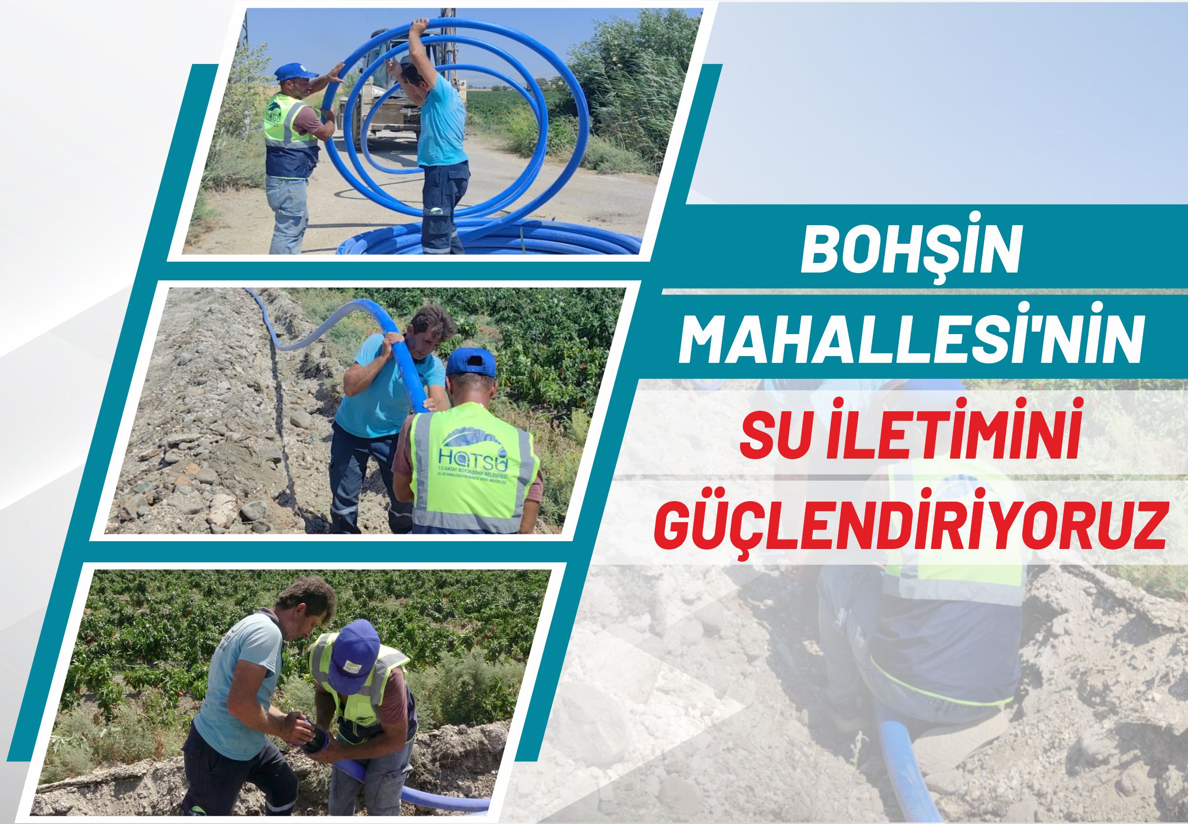 Bohşin Mahallesi\\\'nin Su İletimi Güçlendiriliyor